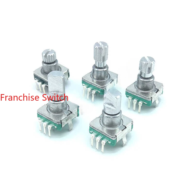 20PCS EC11 Rotary Encoder 360Degree  With Switch, Car Navigation CD Volume Potentiometer, Key Knob