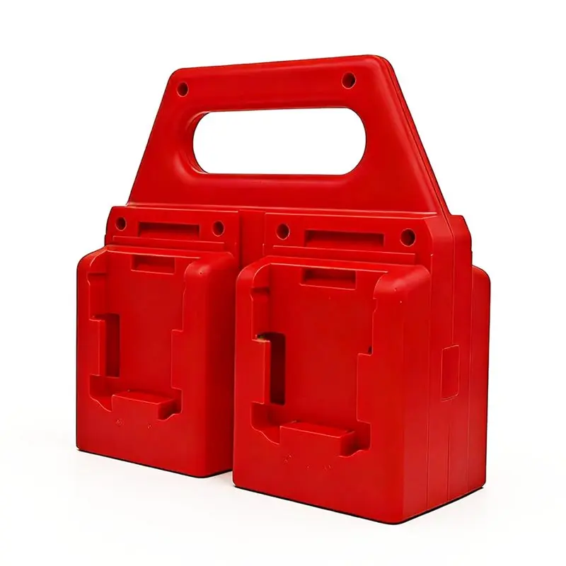 

B92B-Battery Mount Holder For 18V Lithium Battery Portable Storage Rack Basket
