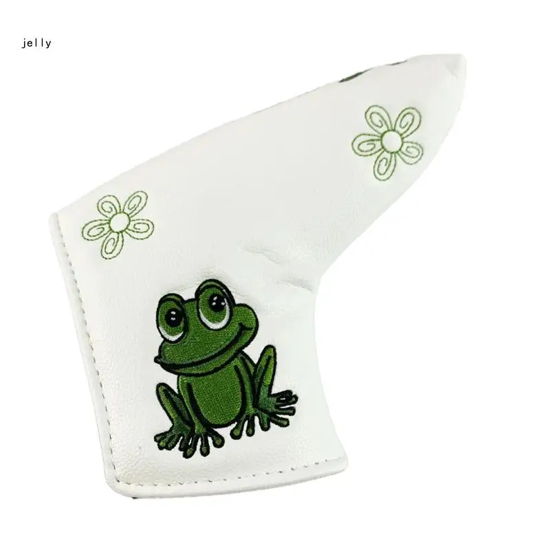 PU Leather Golf Iron Head Cover Frogs Skull Golf Club Head Cover Putter Protector Golf Headcover Protective Cover 448C