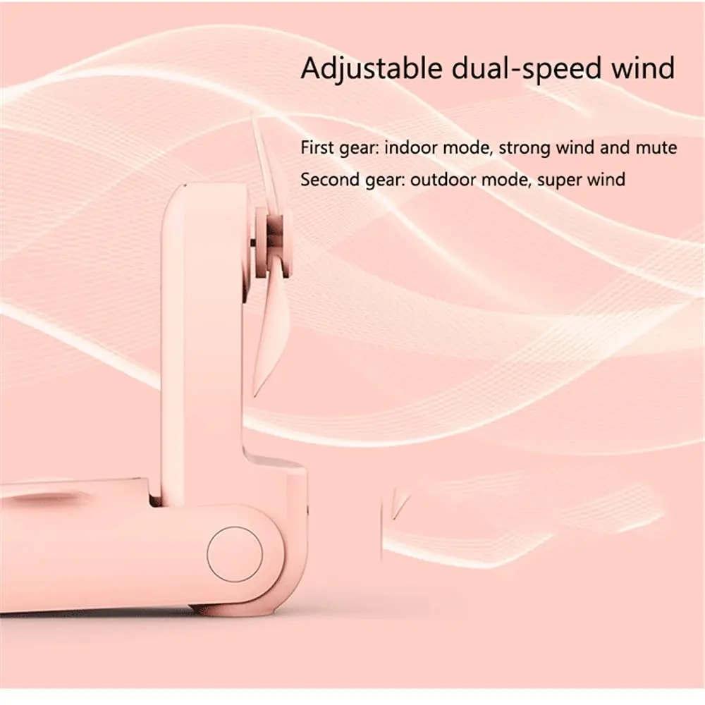 Ventilatore personale USB nuovo Mini ventilatore portatile pieghevole multifunzionale ricaricabile palmare studente