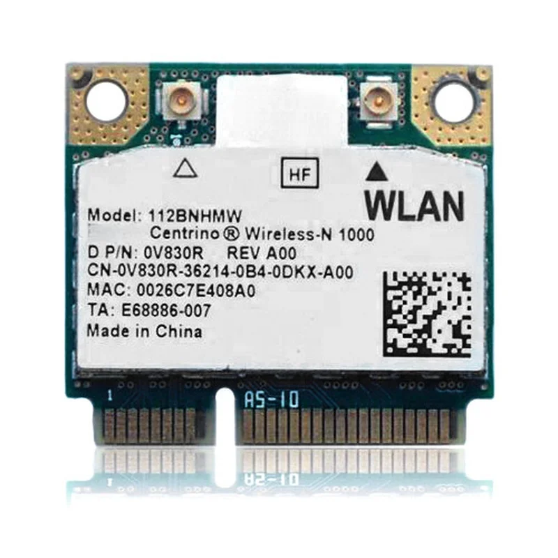 PP+ FOR Dell Alienware M14X Intel Centrino Wireless-N 1000 BGN 112BNHMW 0V830R Wifi Card