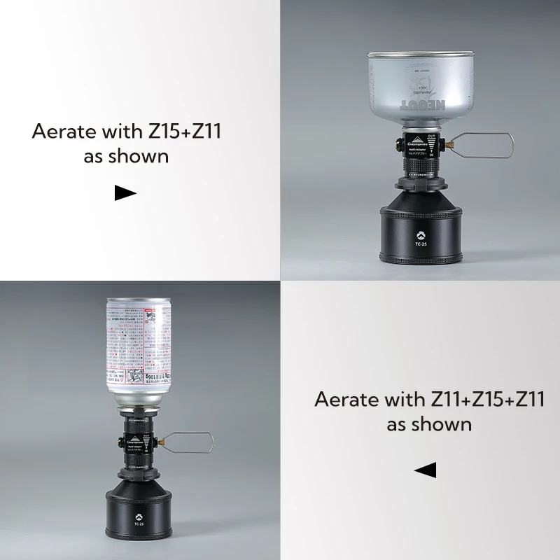 CAMPINGMOON التخييم في الهواء الطلق المحمولة عبوة حاوية تخزين الغاز علبة التخييم موقد البيوتان البروبان يمكن خرطوشة الغاز