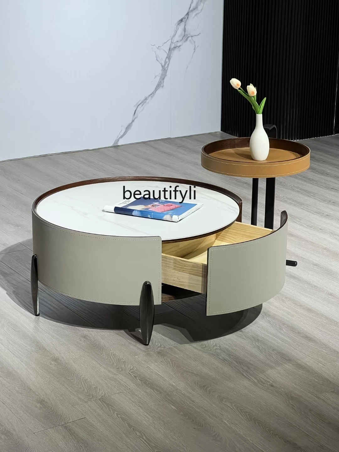 Italian combination coffee table personalized household atmosphere practical simple creativity