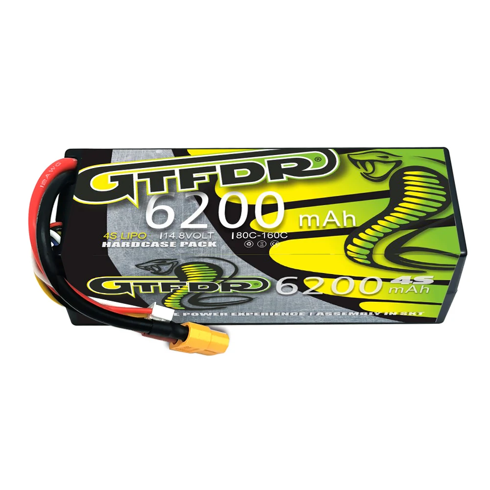 GTFDR 4S 14.8V 15.2V 5200mah 6200mah 6500mah 7000mah 7200mah 8000mah 8500mah 9400mah 5MM bullet for RC Car Buggy Truck Truggy