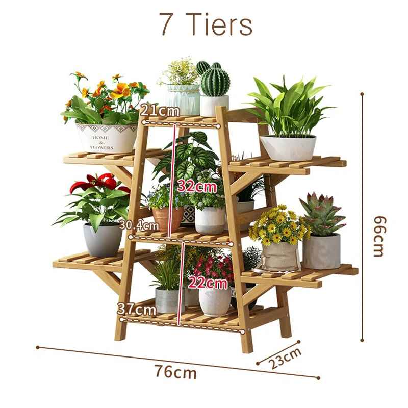 Bamboo Plant Stand Indoor, Corner Plant Stand, Полка для растений, Tiered Plant Stands, Multiple Planter Holder 실내 식물 스탠드