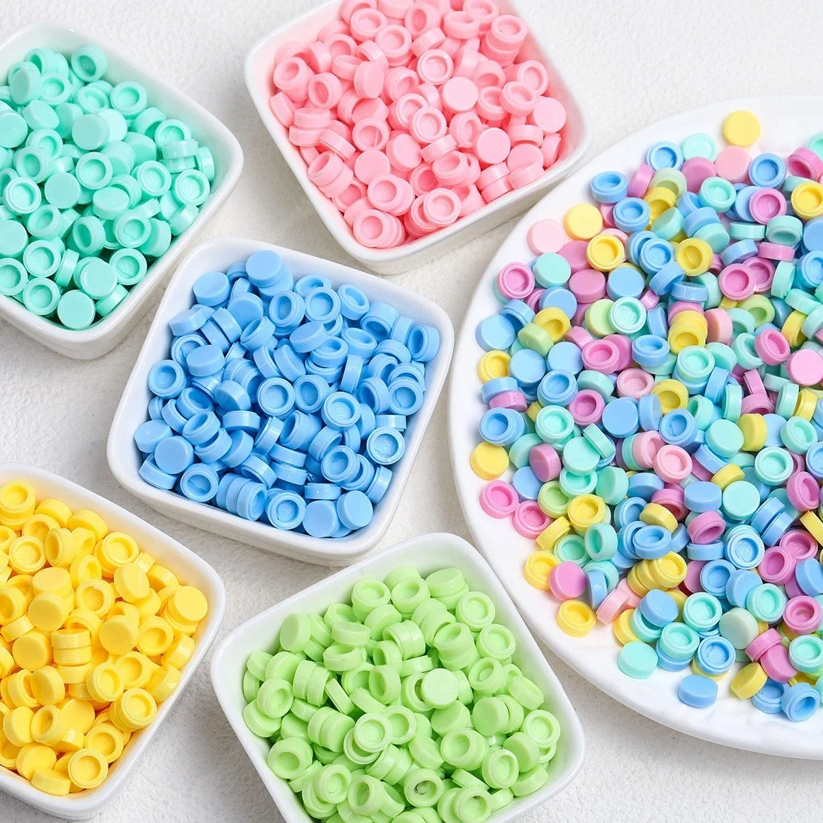 Small Round Granules Beads Filler for DIY Squishy Bobo Ball Plug Beads Squeeze Toy Stuffing Handmade Stress Relief Craft Accesso