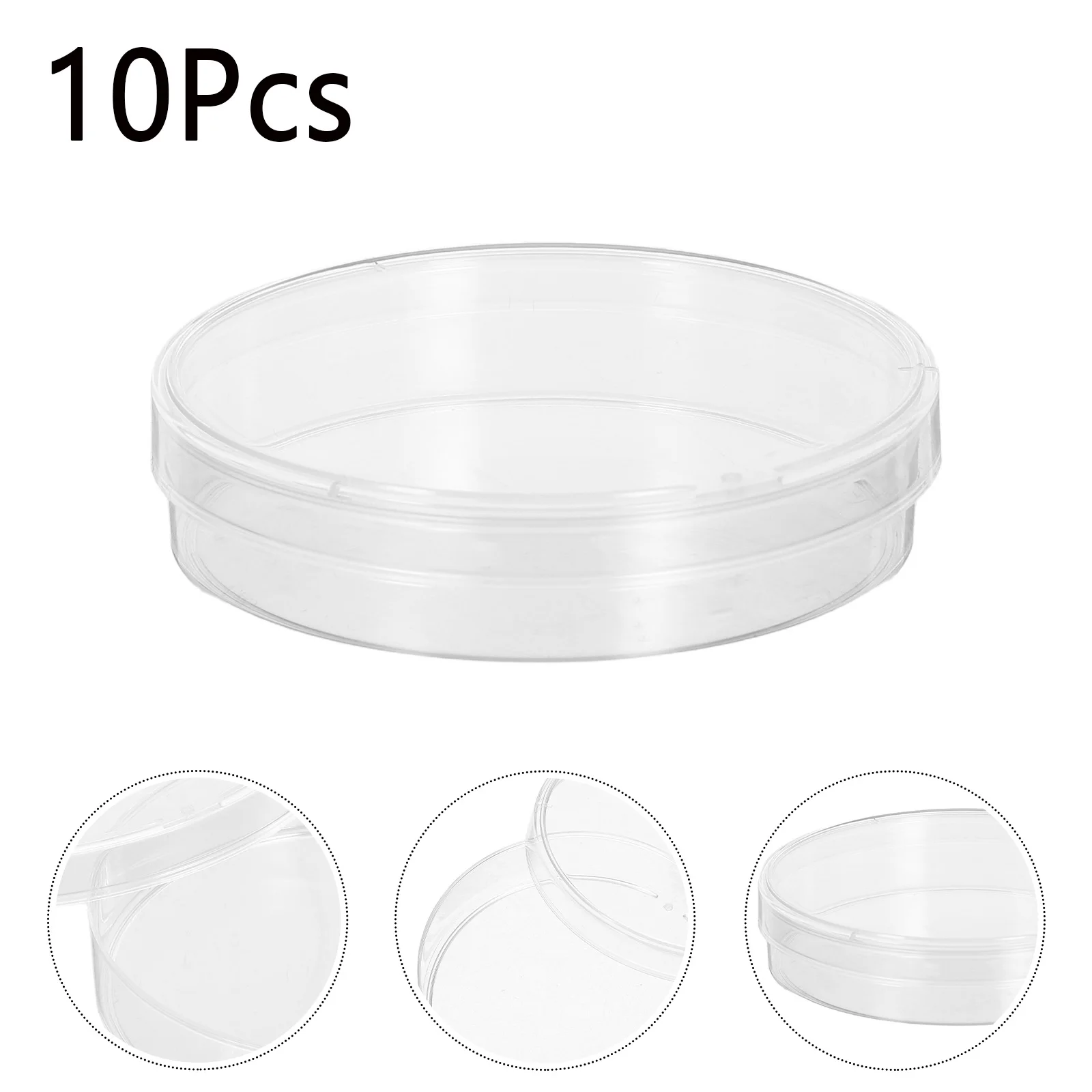 

NUOLUX Прозрачные пластиковые чашки Петри 60 мм, набор из 10 штук