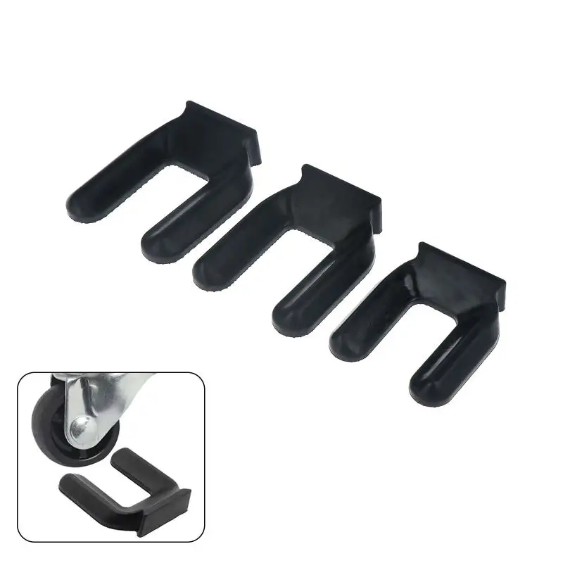 【xxx】Rubber Office Chair Wheel Stopper Furnitures Foot Wheel Caster Anti-slip Pad Floor Protectors Prevents Scratches Slot Pad