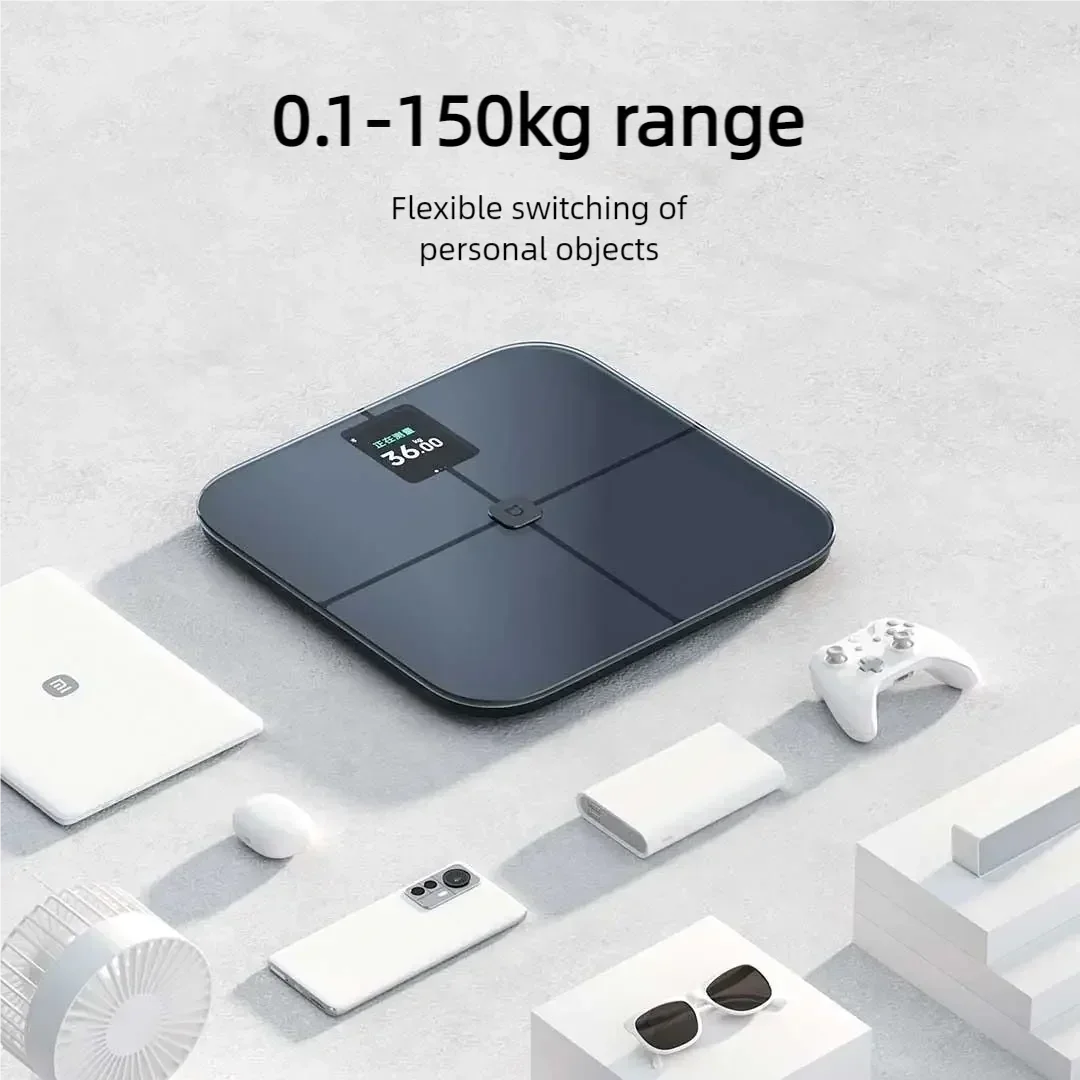 New Xiaomi Mijia Body Fat Scale S400 Pro 3.5-inch Color Screen Bluetooth 5.1 Smart Home Body Composition Scale For Mi Home APP