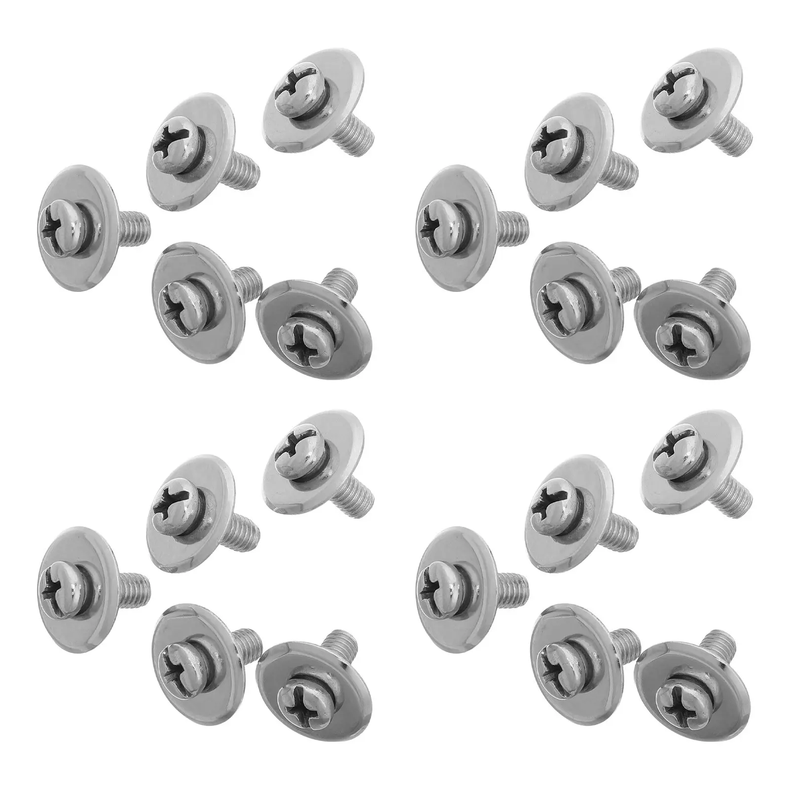 20Set Universal Pot Lid Screws Handle Hardware Stainless Steel Silicone Gasket Replacement Parts Cookware Lid Fasteners Repair