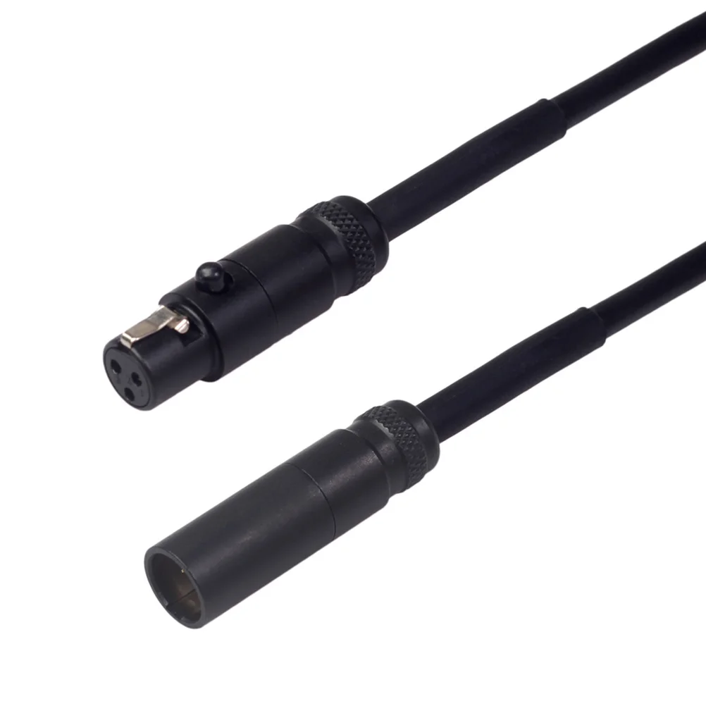 

0.3m High Performance Audio Cable Mini Xlr Male to Female Extension for Video Camera Dslr Reliable Signal Transmission