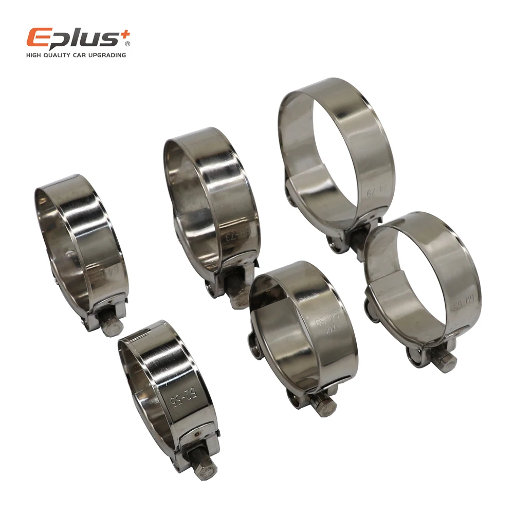 Abrazadera Universal de acero inoxidable con forma de perno en T, abrazadera de sujeción alta de resistencia, Clip para tubo de escape, accesorios de Hardware