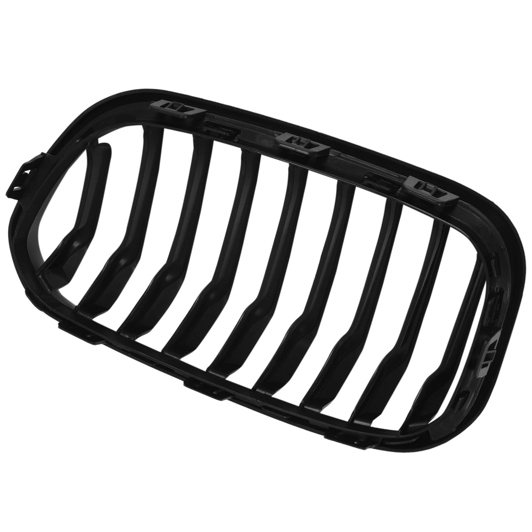 A95E-Front Hood Grille/Grilles Single Slat Kidney Grille Frame High Gloss Black Fence Grille Compatible For BMW F20 LCI 1-Series