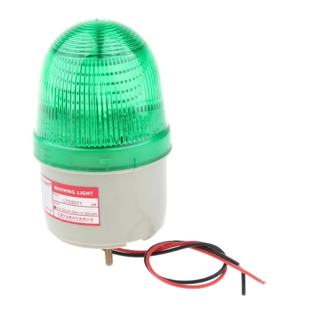 Flashing Warning Light LED Strobe Beacon Emergency Lamp 12V for Industry Transportations Home