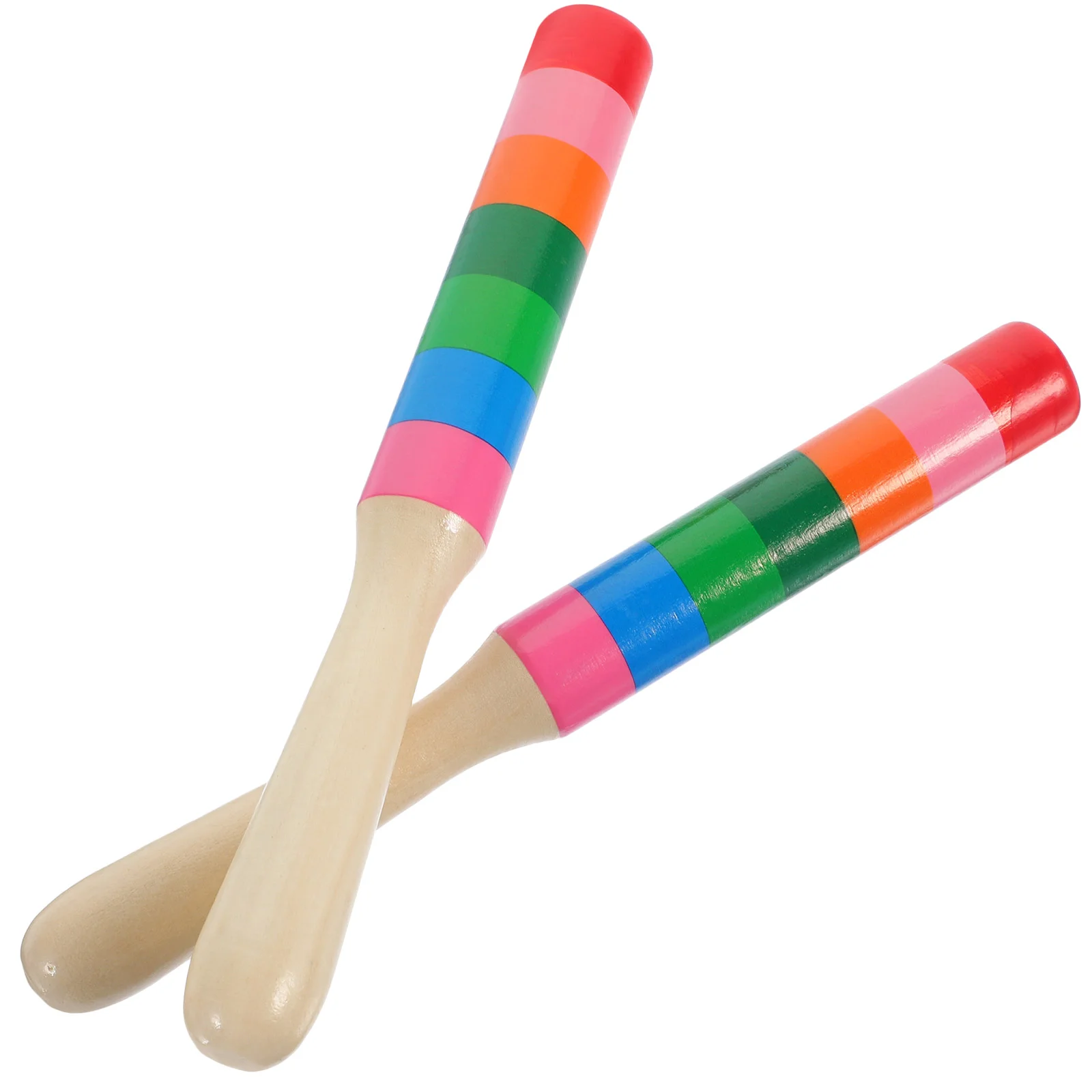 

Colorful Sound Stick Wood Percussion Instrument Beat Wooden Musical Sticks Rhythm