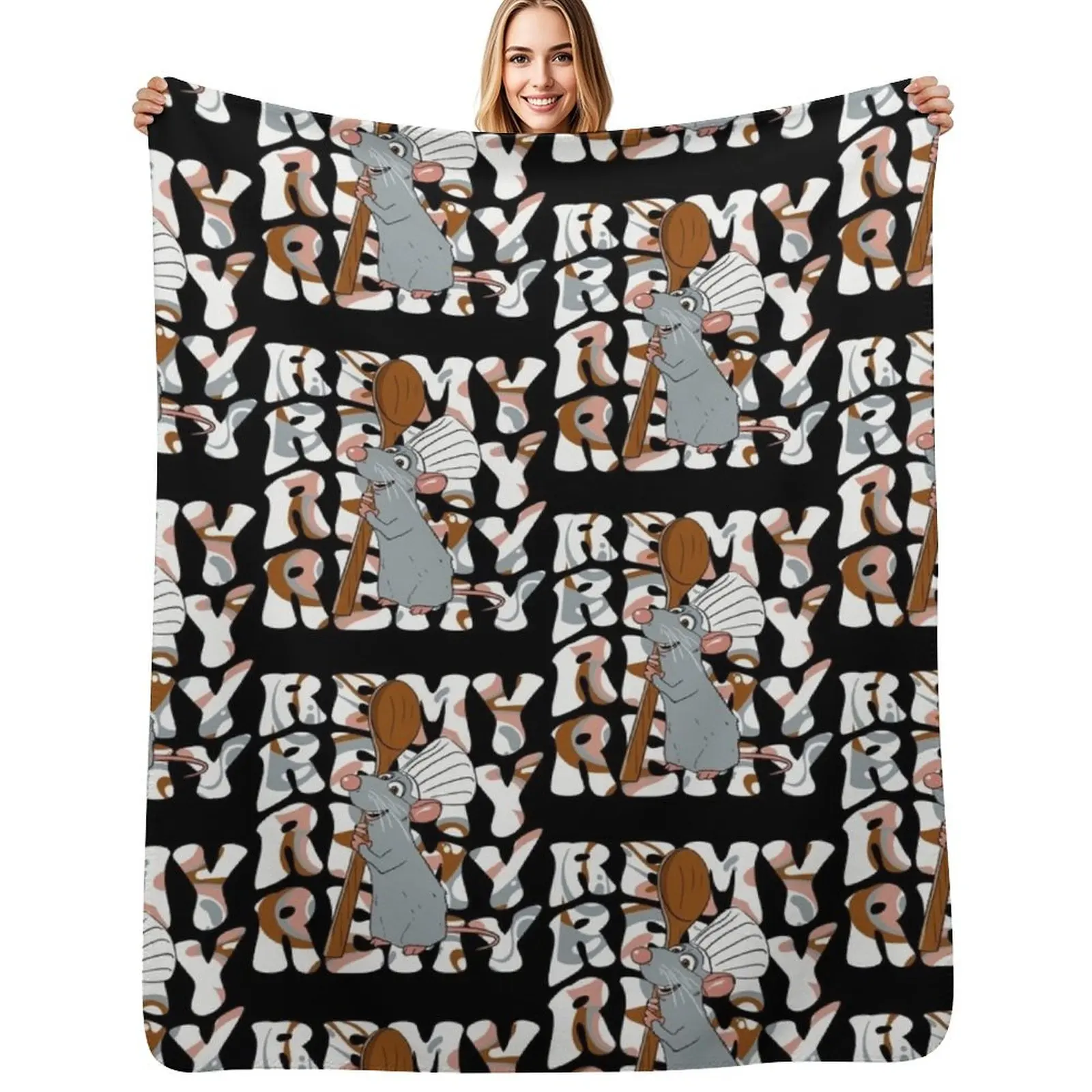 

Ratatouille Chef Remy Throw Blanket Summer Beddings Polar Blankets For Bed Flannels Blankets