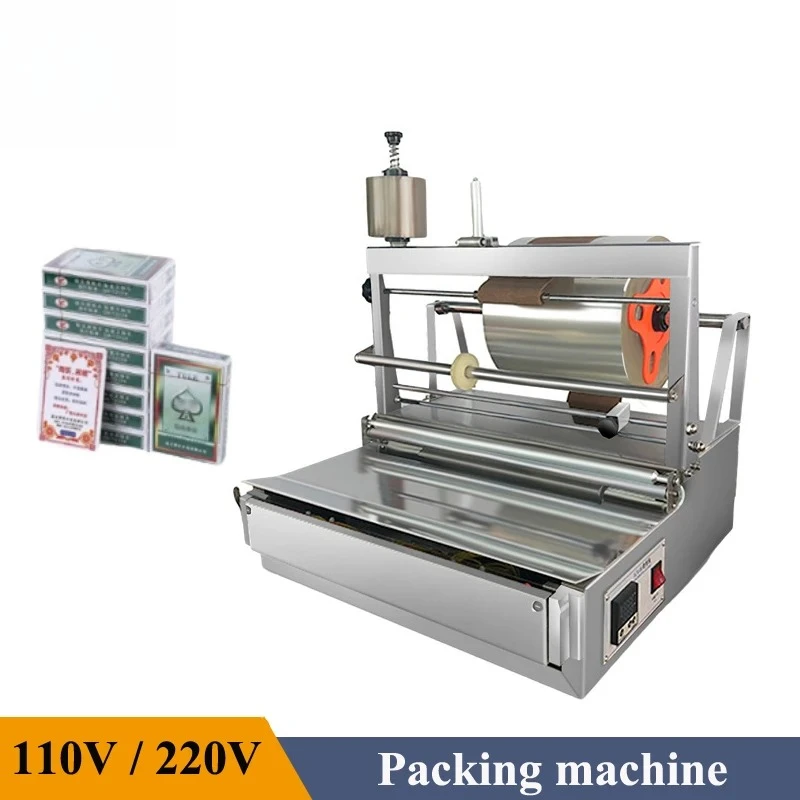 Industrial Heat Sealing Cellophane Wrapping Device, BOPP Film Packaging Sealing Machine for Perfume and Cigarette Boxes Discuss