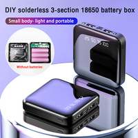 3*18650 Battery Holder Type-C Power Bank Battery Box Mobile Phone Charger DIY Shell Case Charging Storage Case For SmartPhones