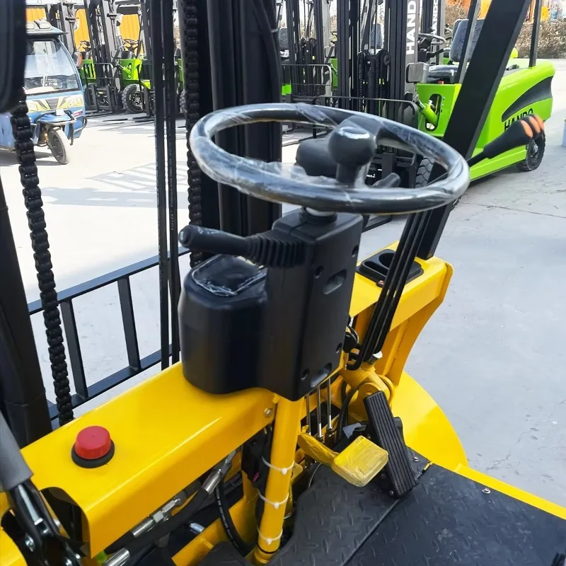 Customized 3.5 Ton Electric Forklift Truck Lithium-Ion Battery Two-Stage Mast Extended 9m Stacker Cold Storage Forklift diesel