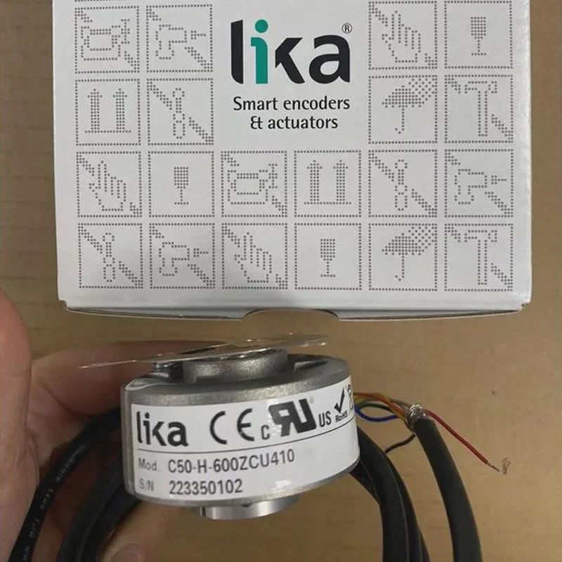 LIKA origin`al genuine C50-H-600ZCU410 spot motor 600 wire empty shaft rotary encoder