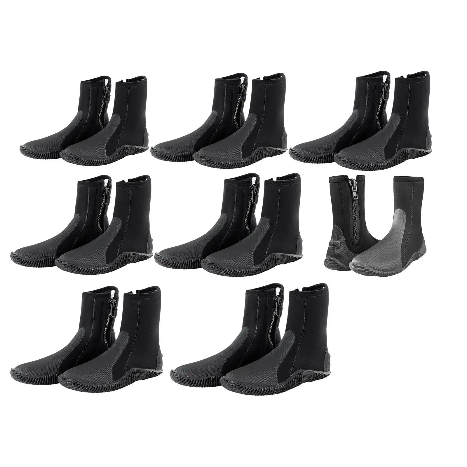 Neoprene Dive Boots 5mm Warm Multifunctional Lightweight Snorkeling Booties for