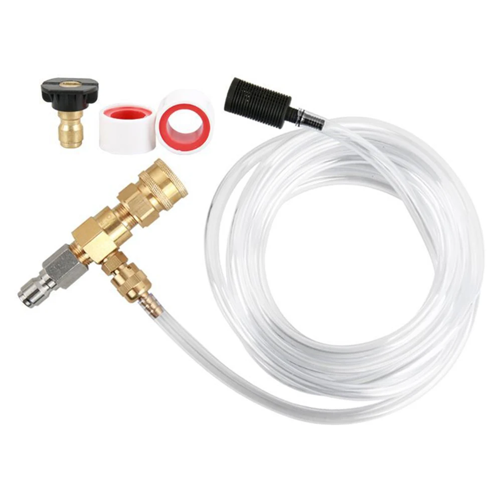 Tubo flessibile a sifone accoppiatore Tubo da 10 piedi 2GPM 3/8\\\" 3/8\\\\\\\" Acqua calda e fredda Pratico idropulitrici Connettore rapido