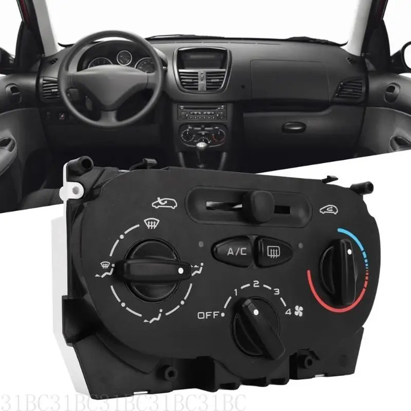 

31BC Replacement Switch Control Panel Heater Control Panel for 206 207 C2 Manual Gear Control Panel Regulator 9624695377