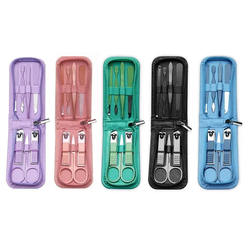 New Product 7PCS Manicure Set Nail Knife Set Household Nail Pliers Nail Clippers Ear Digging Spoons Nail Trench Special Foot Rep