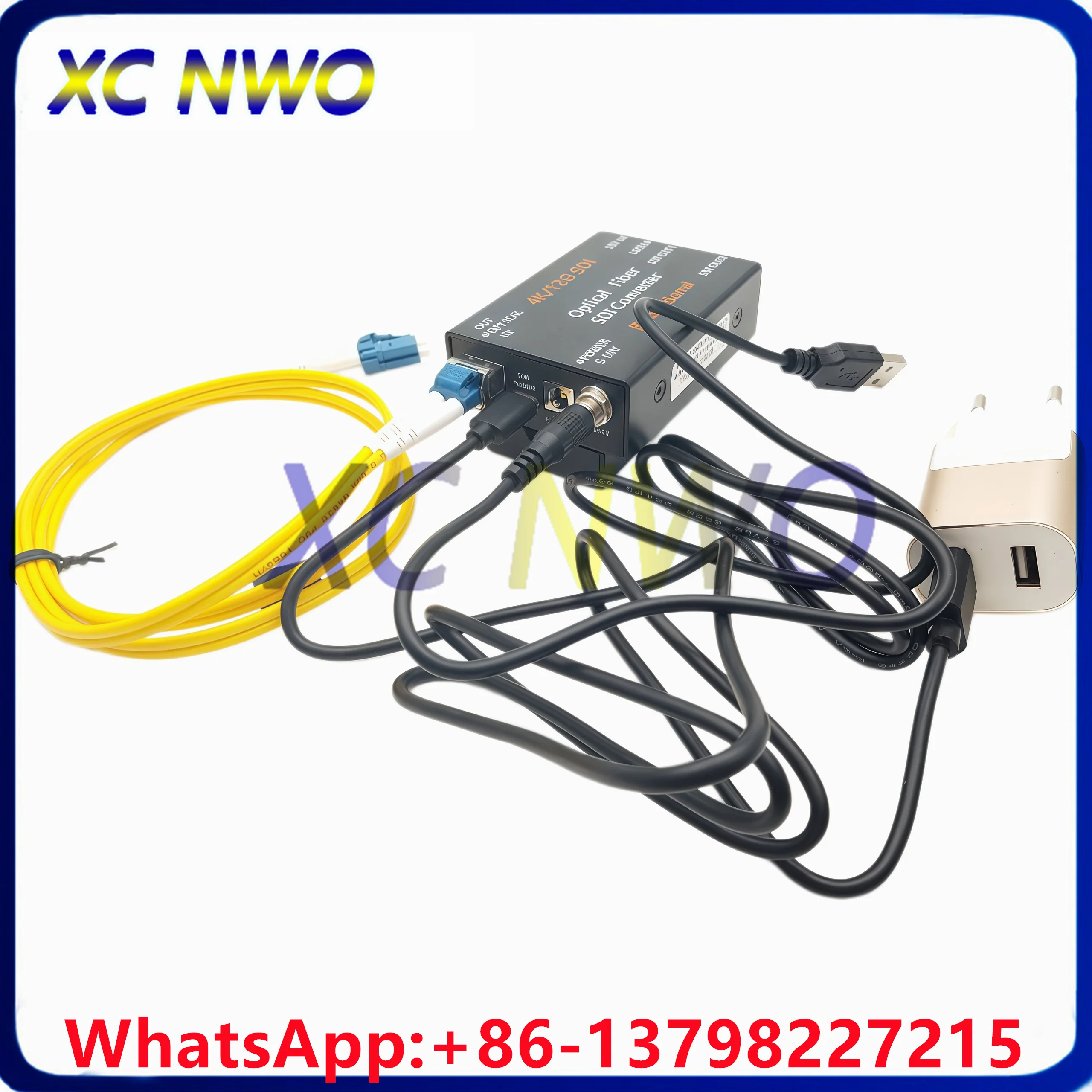 1Ch 4K/12G SDI Bidirectional Fiber Optic Converter/Extender/Transceiver With 12G Duplex 1310nm LC 10KM SFP Compatible DC5-36V