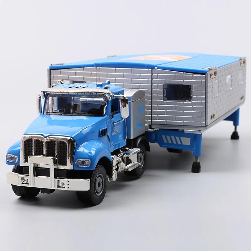 Alloy Luxury Transformation RV Car Model Funny 1:50 Deformation House Car Motor Home Car Model Toy Brithday Gift