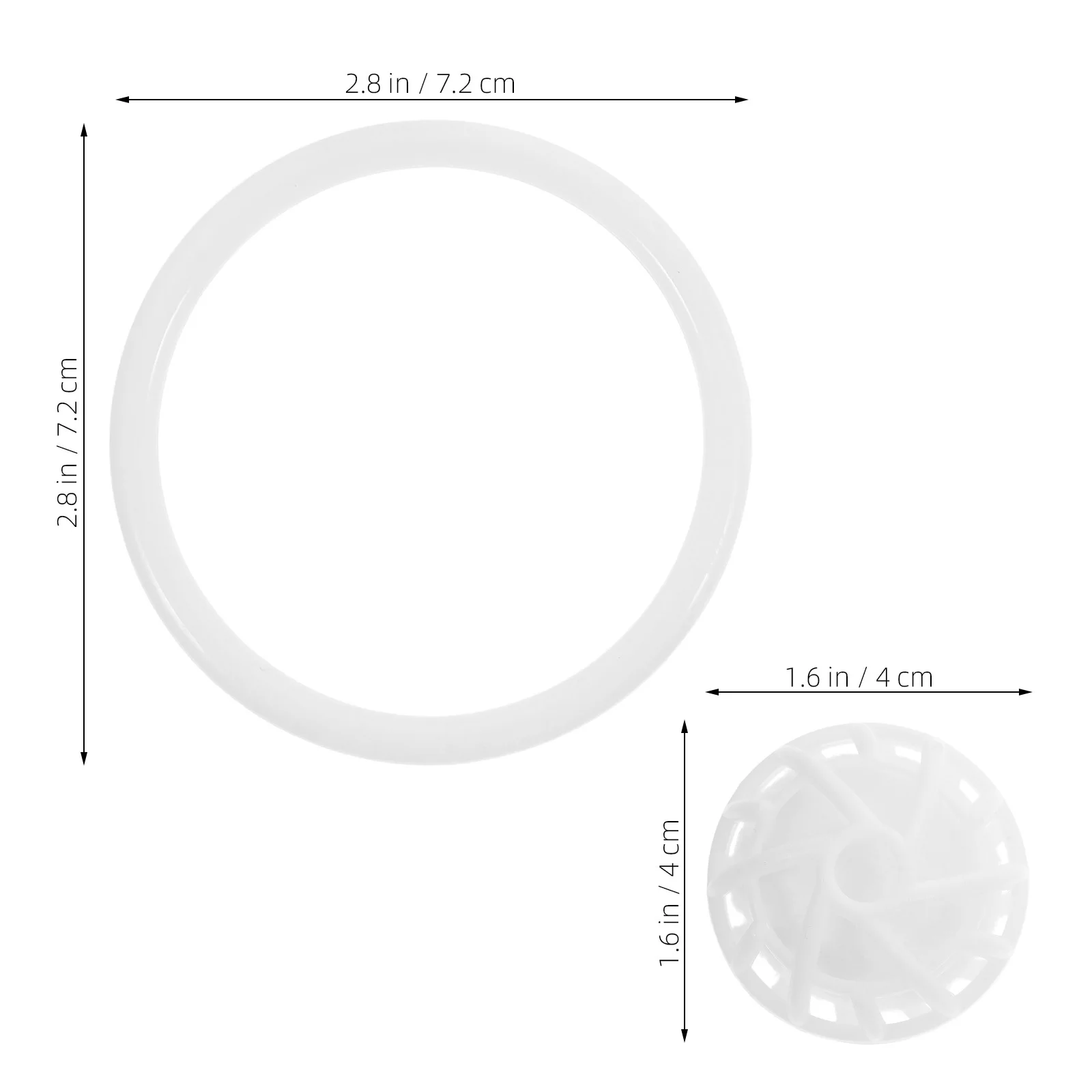 1Set Betta Training Ring Suction Cup Included Betta Fish Exercise Loop Filter Balls Aquarium Filtration Biological Media