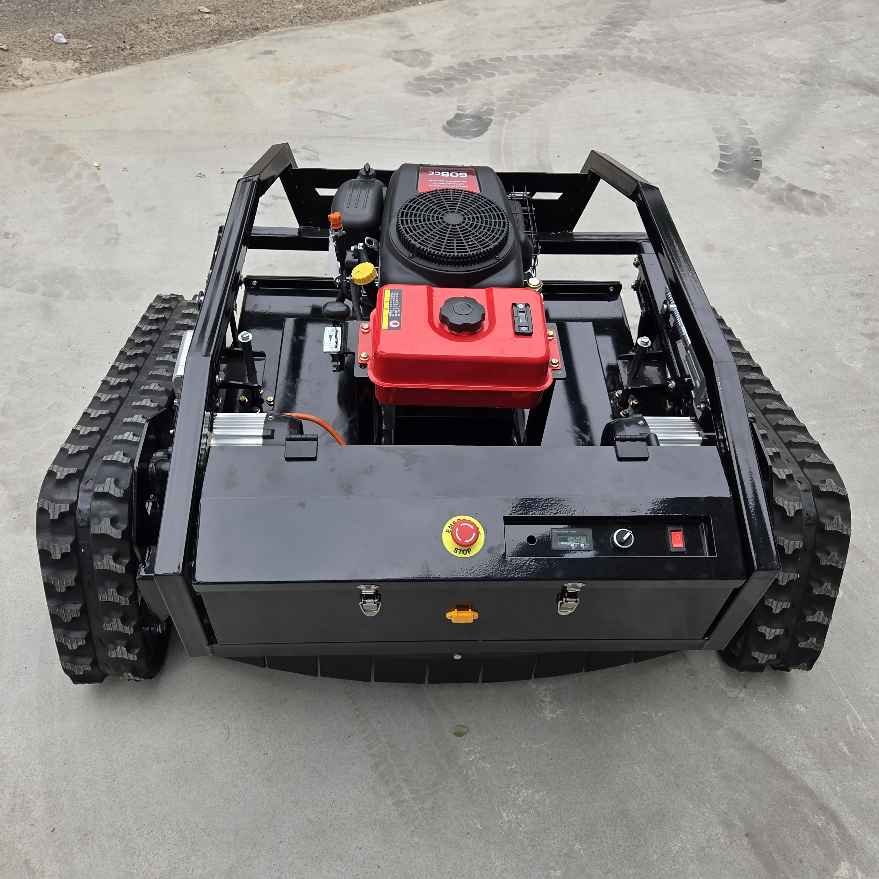 Cortacésped de jardín doméstico: control remoto completamente automático, fuerte rendimiento de escalada y corte eficiente para mantenimiento 1000 mm