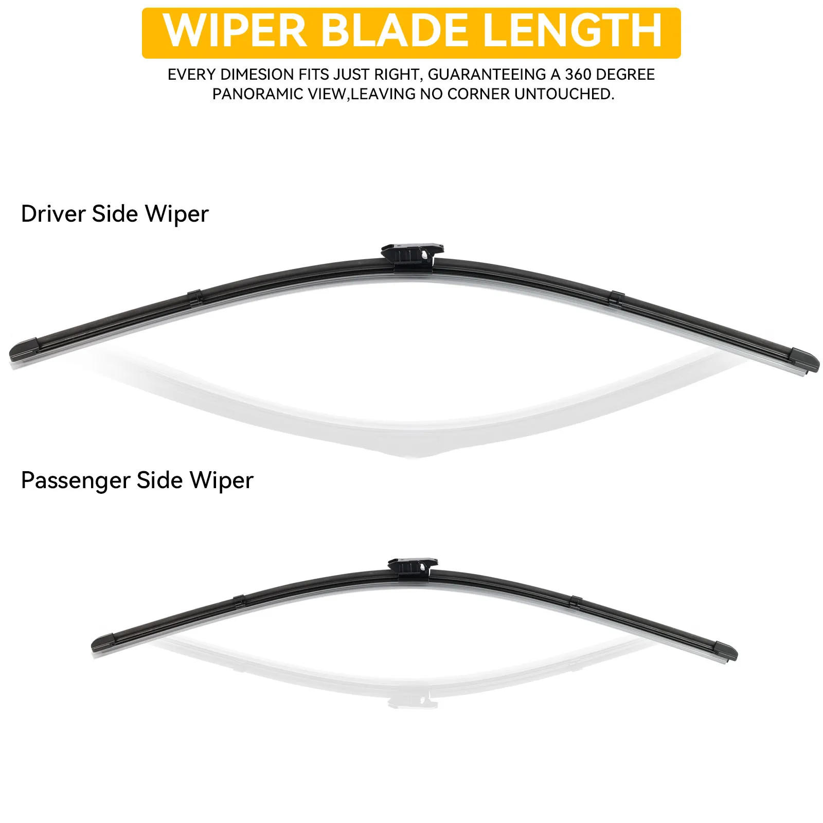 Erick\'s Wiper LHD Front Wiper Blades For Renault Dacia Duster MK2 2017 - 2023 Windshield Windscreen Window Rain Brushes 24\
