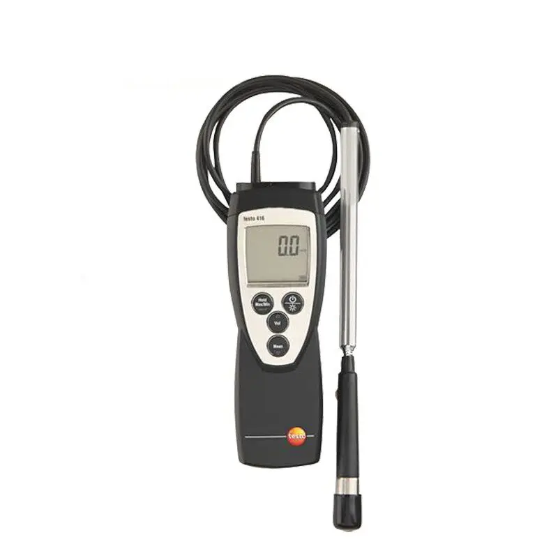 Testo 416 مقياس شدة الريح مقياس سرعة الهواء مقياس شدة الريح الريشة