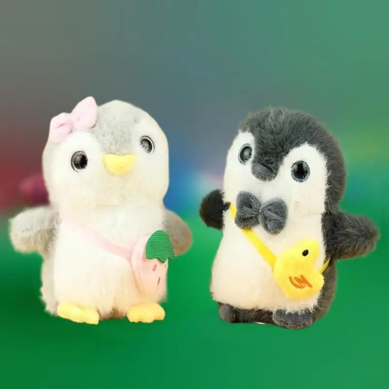 Schattige kleine pinguïn pluche pop sleutelhanger - hanger en rugzak hangende decoratie perfect cadeau