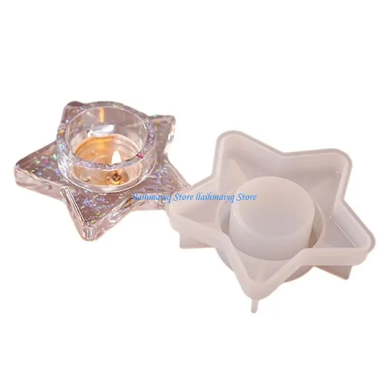

573B Heart Holder Mould Handmade Concrete Gypsum Mold Lipstick Container Resin Molds for Home Decorations DIY Crafts