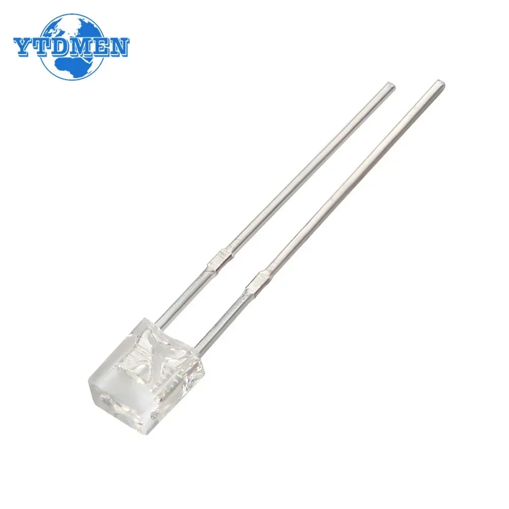 50/100pcs Super Bright 2*3*4mm LED Diode Kit Transparent Luminescence White Green Red Yellow Blue Led Lights Diodes 2x3x4mm