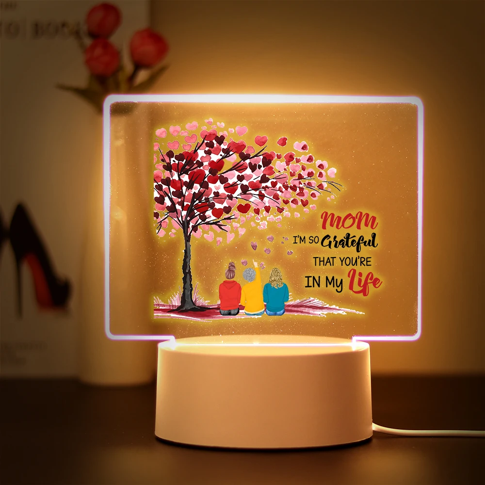 A gift for mom 3D Lamp Indoor Lighting Gifts Led Night Light