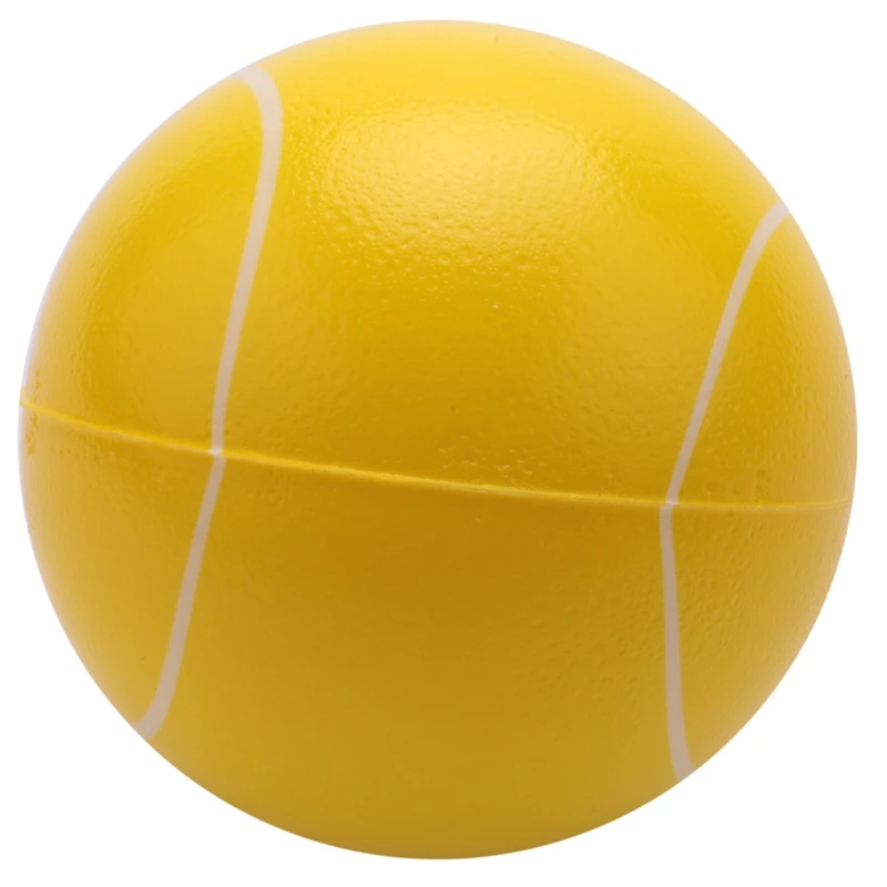 ABUM-Hand Basketball Baseball Football Tennis Exercise Soft Elastic Squuze Stress Reliever Ball Kid Small Ball Toys