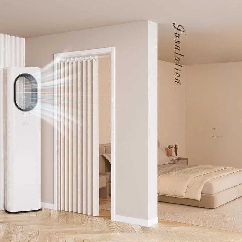 Folding Curtains To Separate Rooms Door Curtains Linen Pleated Folding Magnetic Patio Door Curtains Accordion Room Divider Blind