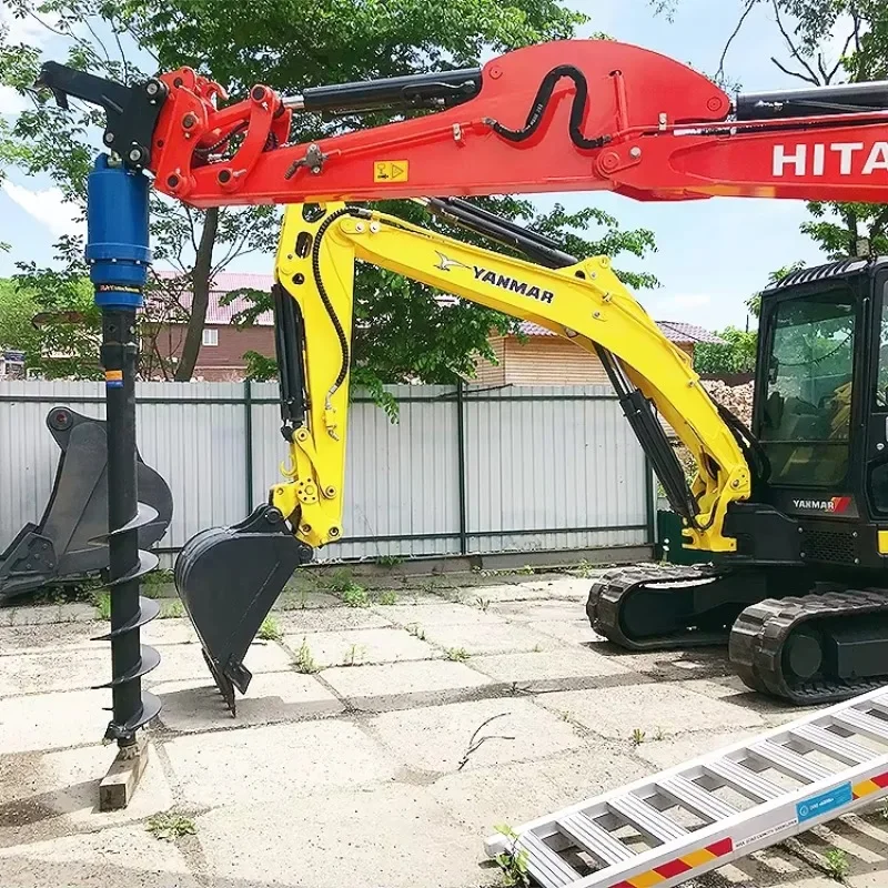 2022 Hot Best Hole Digger Tractor Installation Column Hole Digger Tractor Earth Drill Drill for Wind Energy Development