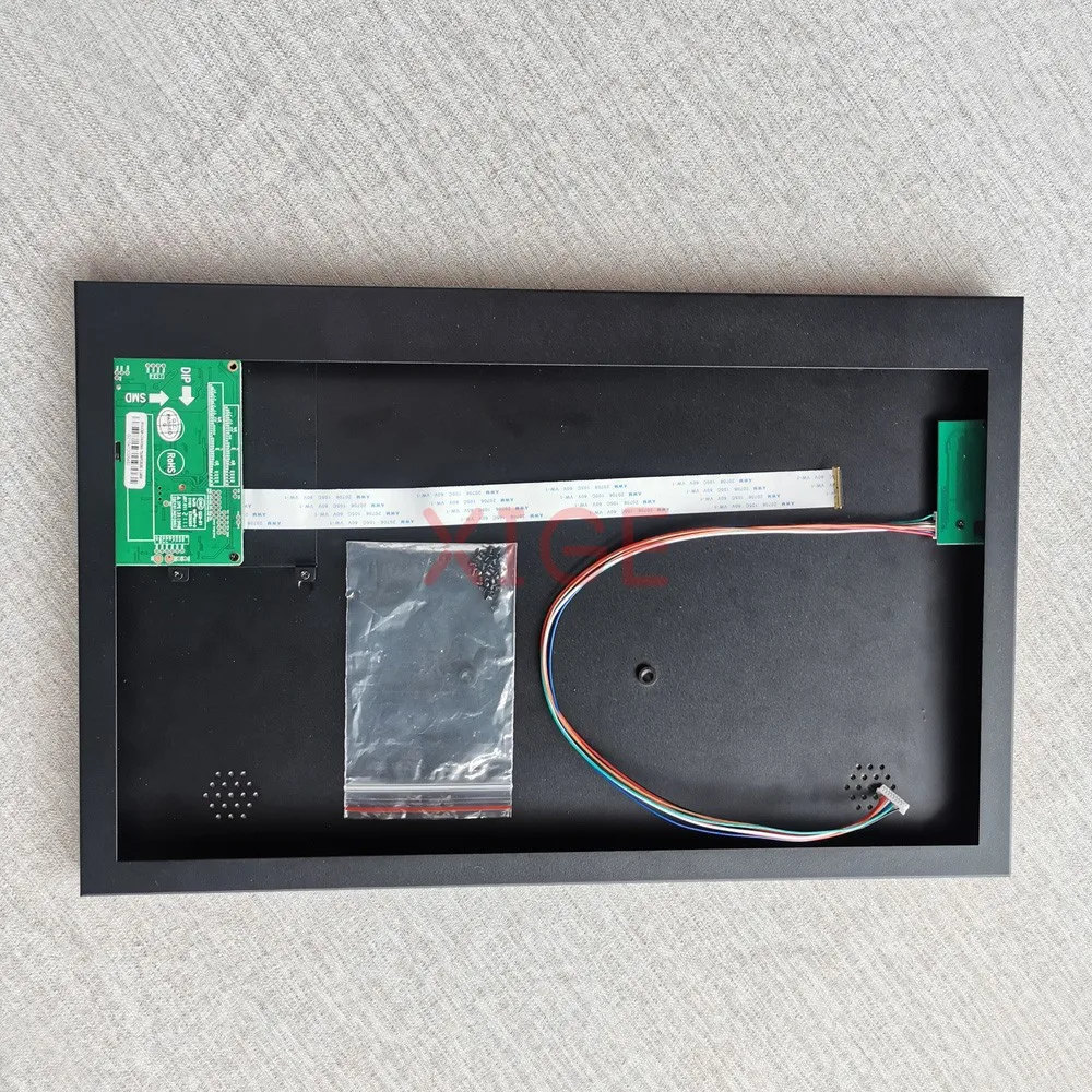 For LQ133M1JW02 LQ133M1JW21 Metal Case+Controller Board Micro USB Mini-HDMI EDP 30-Pin Laptop Screen 1920x1080 13.3