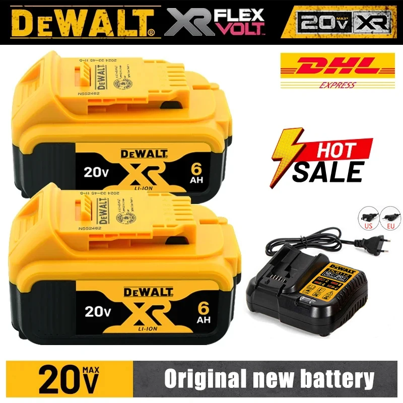 DCB200 20V Battery Compatible with dewalt power Tools 18V 5Ah rechargeable electric tool Lithium batteries 20V 18Volt 18v 5Ah