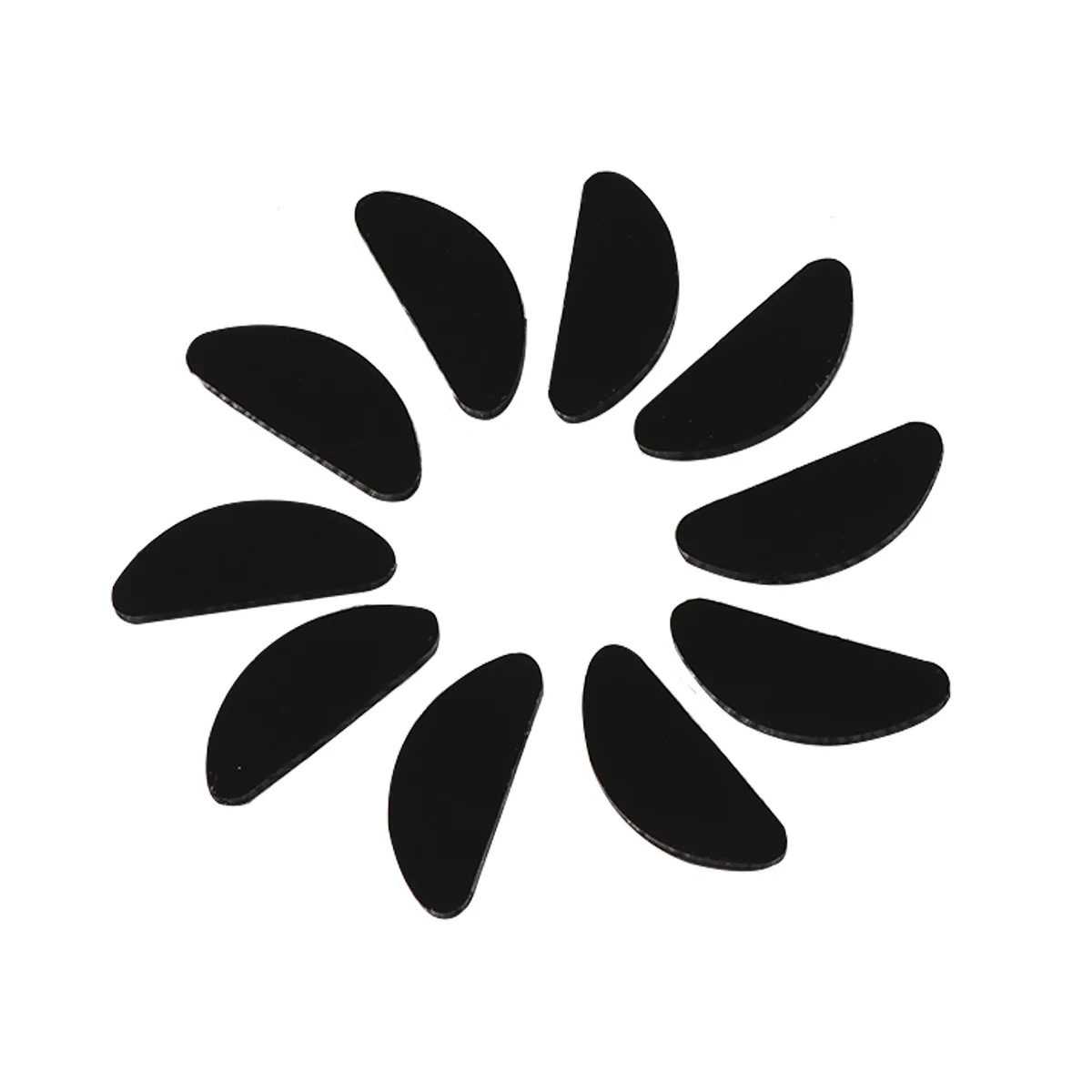 

10Pcs Adhesive Nose Pads Silicone Non-Slip Nosepads for Glasses Eyeglasses Sunglasses Optical Frames Replacement Silicone Bridge