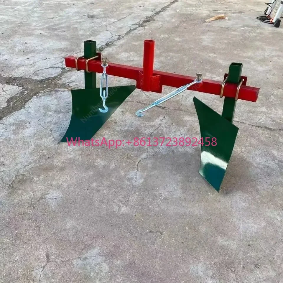 OriginalHand Tractor Mounted Ridge Plow, Manual Potato & Sweet Potato Hilling Plow, Adjustable Furrower Cultivator for Farm Gard