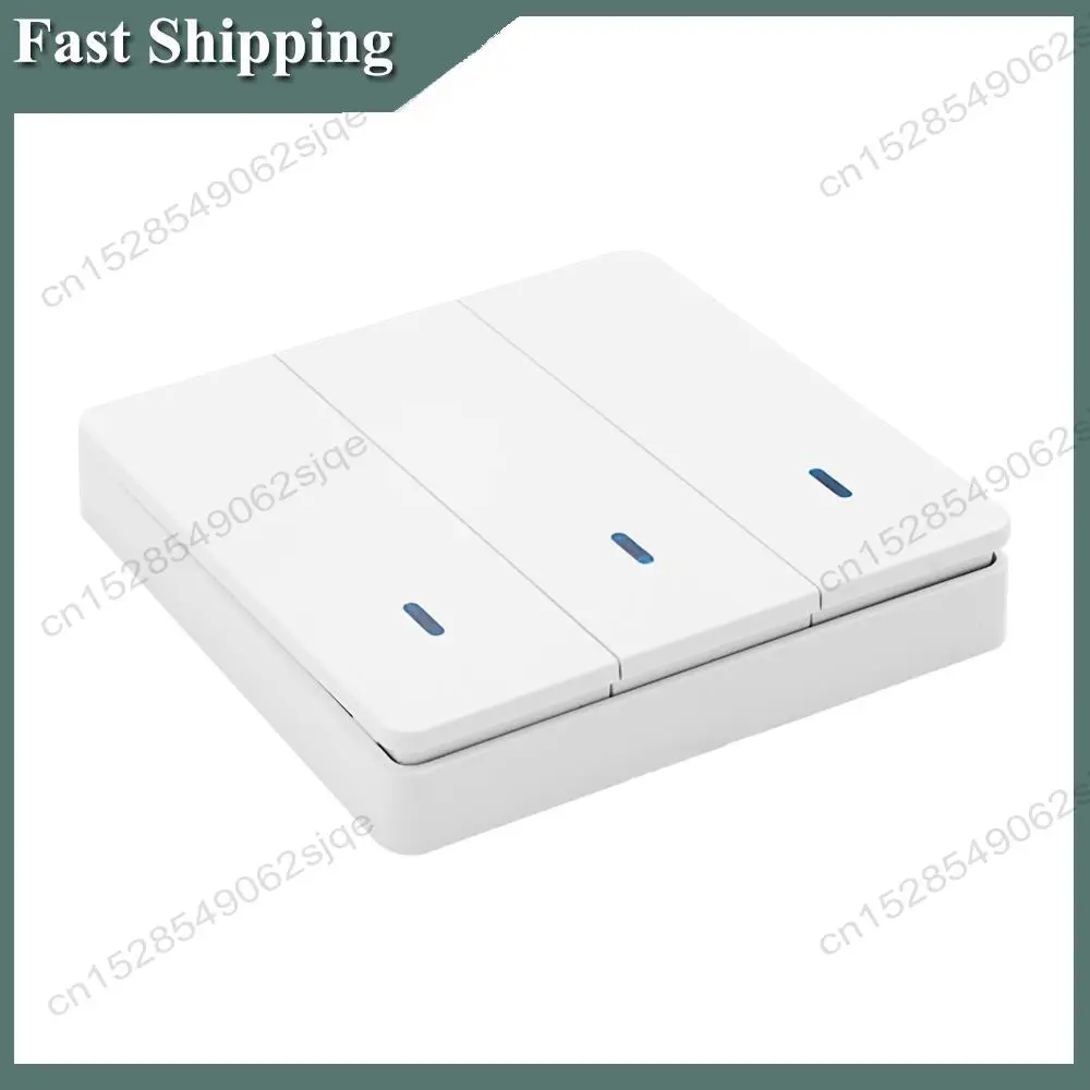 

-ABKM Беспроводной интеллектуальный выключатель света RF 433 МГц Управление освещением Интеллектуальный переключатель переменного тока 90-250 В, 10 А, модуль (1 Вт, 3 C и 1 RC)