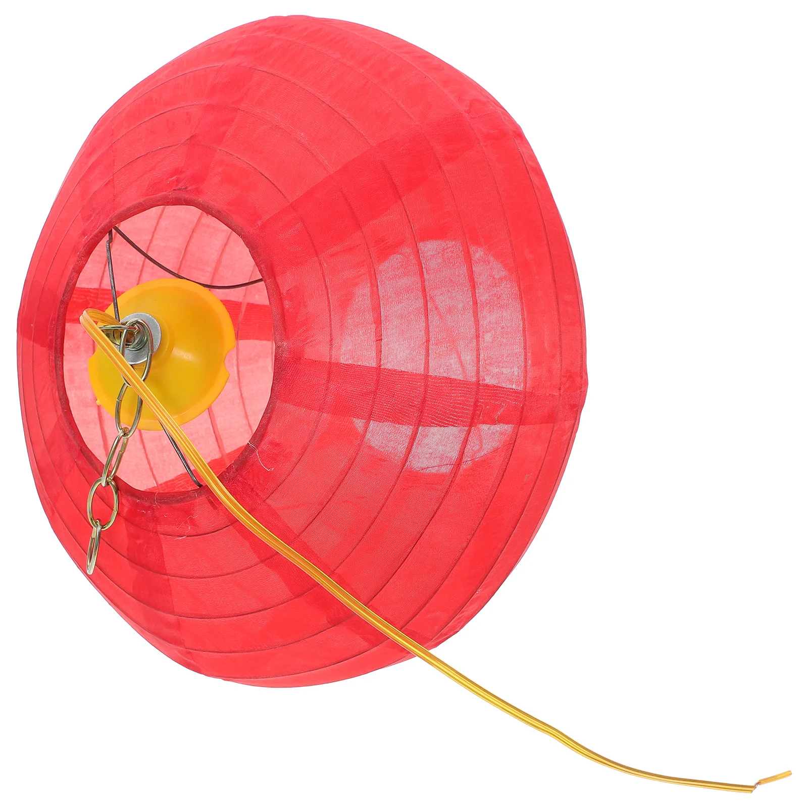 

Chinese Red Lantern Decorative Lights Outdoor Street Festival Hanging Lamp For New Year Wedding Party Water Drop Oval Silk