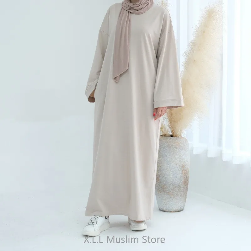 Vestido largo de Ramadán musulmán para mujer, caftán Kebaya suelto de lujo, túnica larga de oración, Dubai, Marruecos, Eid, 2024