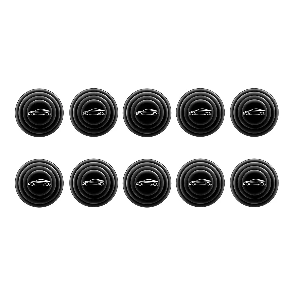 12 Pcs Shock Absorbing Gasket Car Door Sealing Pads Shock-proof Soundproof Accessories Automotive