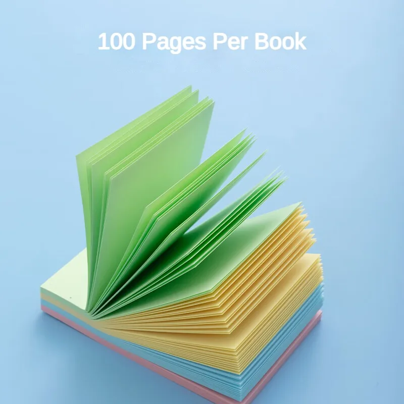 M&G 1000 Pages Colorful Sticky Notes Message Stickers 76*51mm Note Book Student Office Back-to-School @YS-09